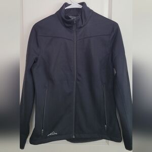 Eddie Bauer Black Performance Jacket with High Collar